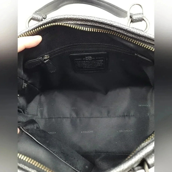 Coach Nolita Gunmetal Dark Grey Bag - Picture 15 of 16